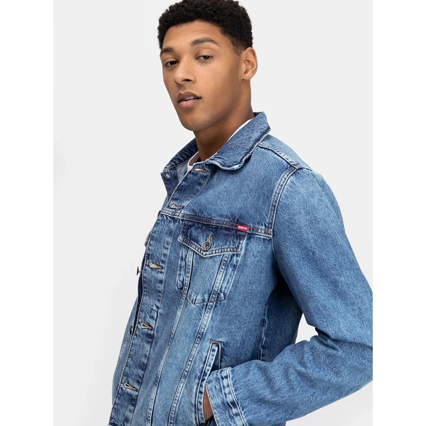 Mid Blue Classic Denim Jacket