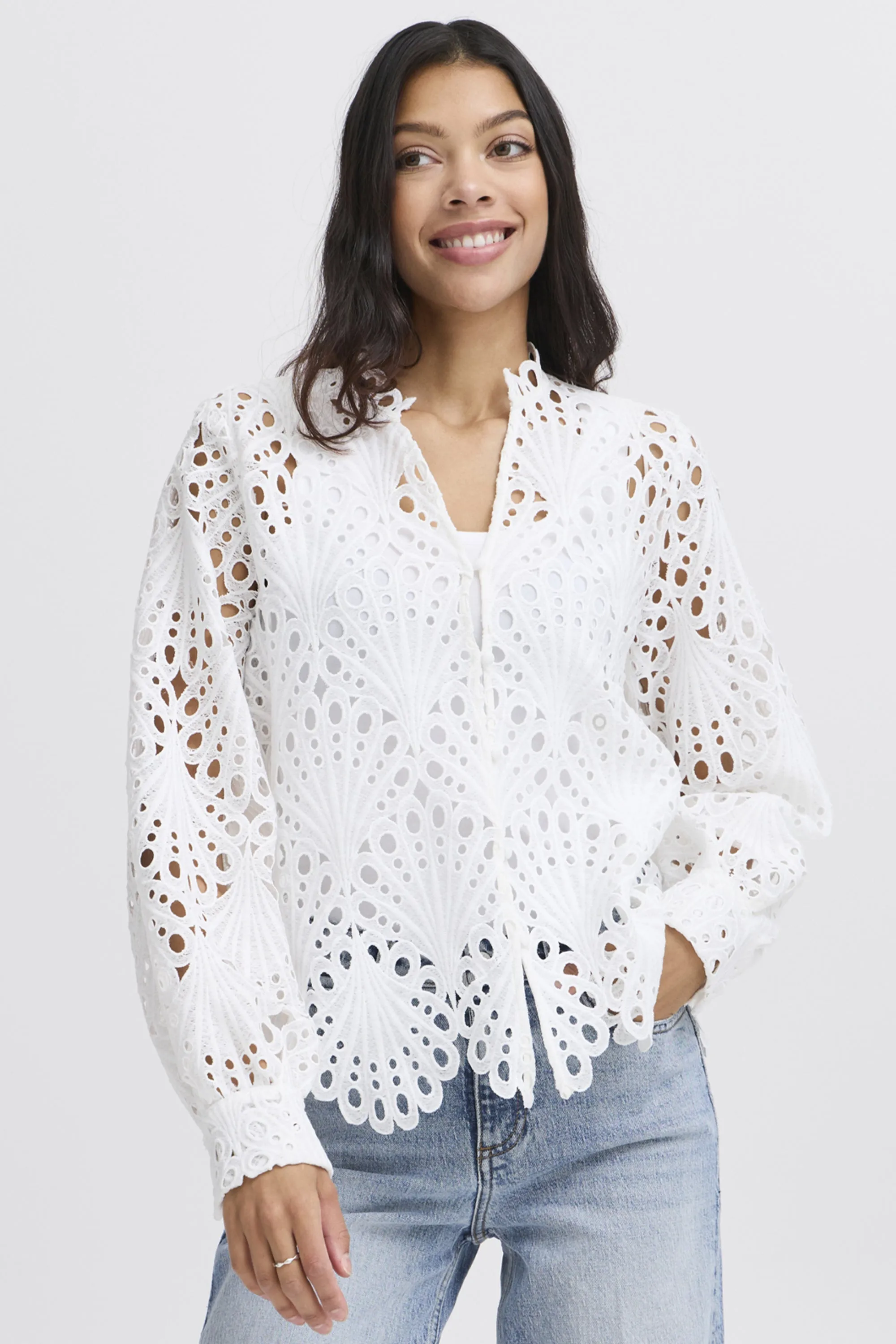 OFF WHITE LACE JACKET