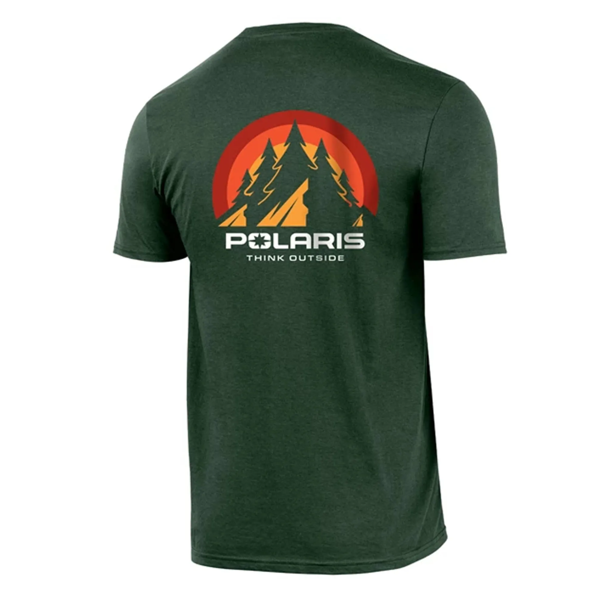 Polaris Men's Graphic Tee T-Shirt Forest Green