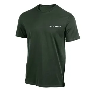 Polaris Men's Graphic Tee T-Shirt Forest Green