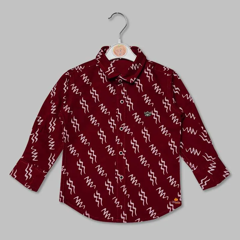 Printed Full Sleeves Shirts for Boys