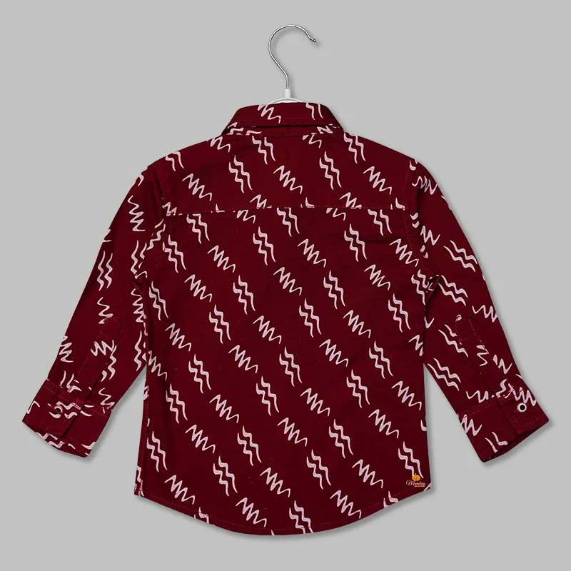 Printed Full Sleeves Shirts for Boys