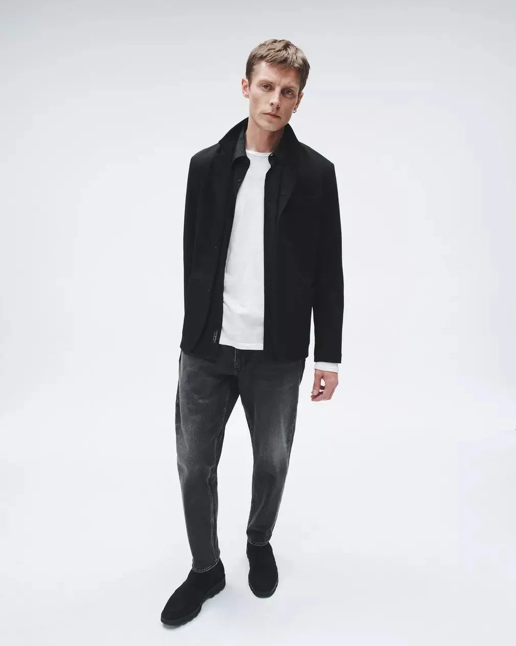 Rag and Bone Washed Black- Fit 3 Authentic Stretch