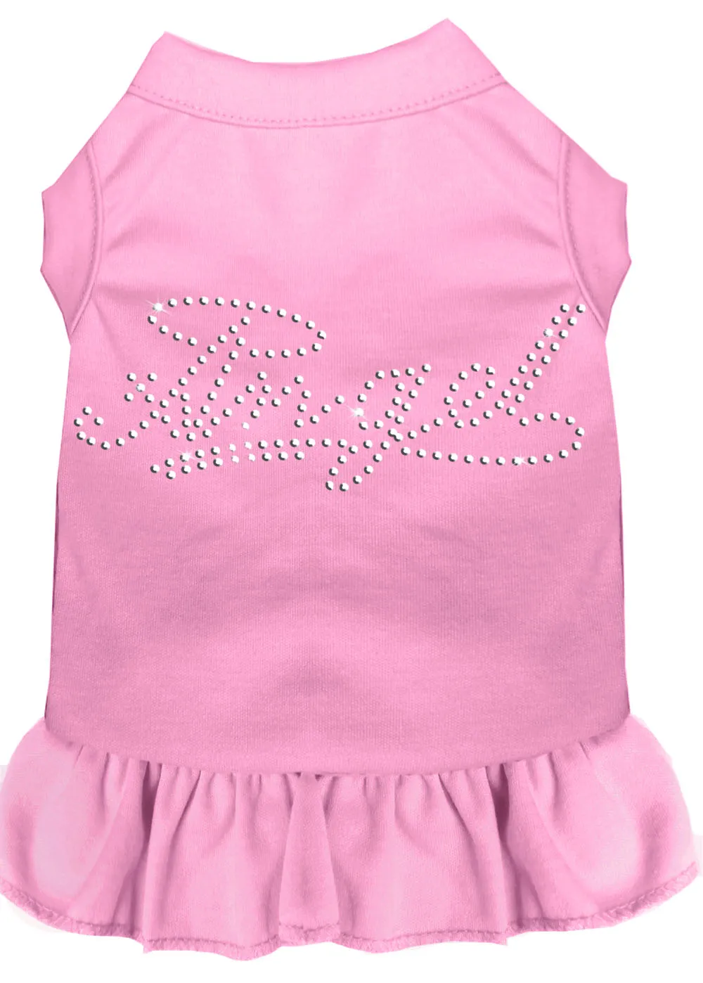 Rhinestone Angel Dress Light Pink Xxxl
