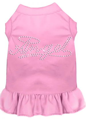 Rhinestone Angel Dress Light Pink Xxxl