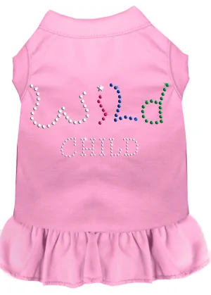 Rhinestone Wild Child Dress Light Pink Sm