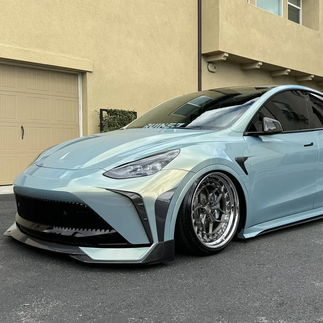 Robot Craftsman "STARSHIP" Side Skirts for Tesla Model Y Performance AWD Long Range RWD PP