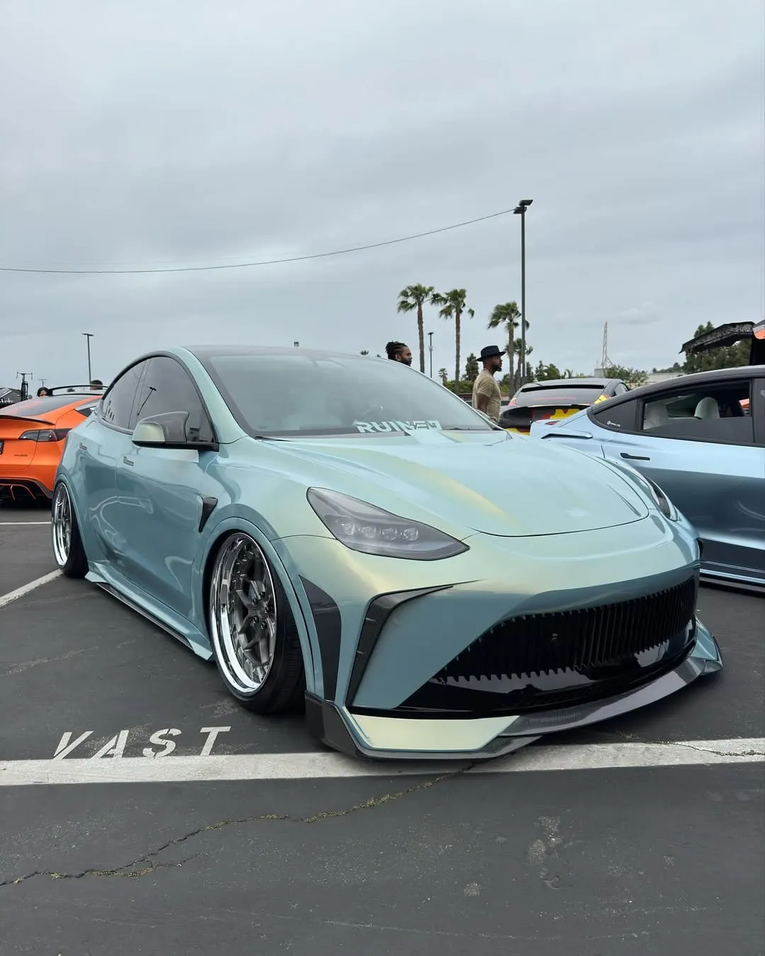 Robot Craftsman "STARSHIP" Side Skirts for Tesla Model Y Performance AWD Long Range RWD PP