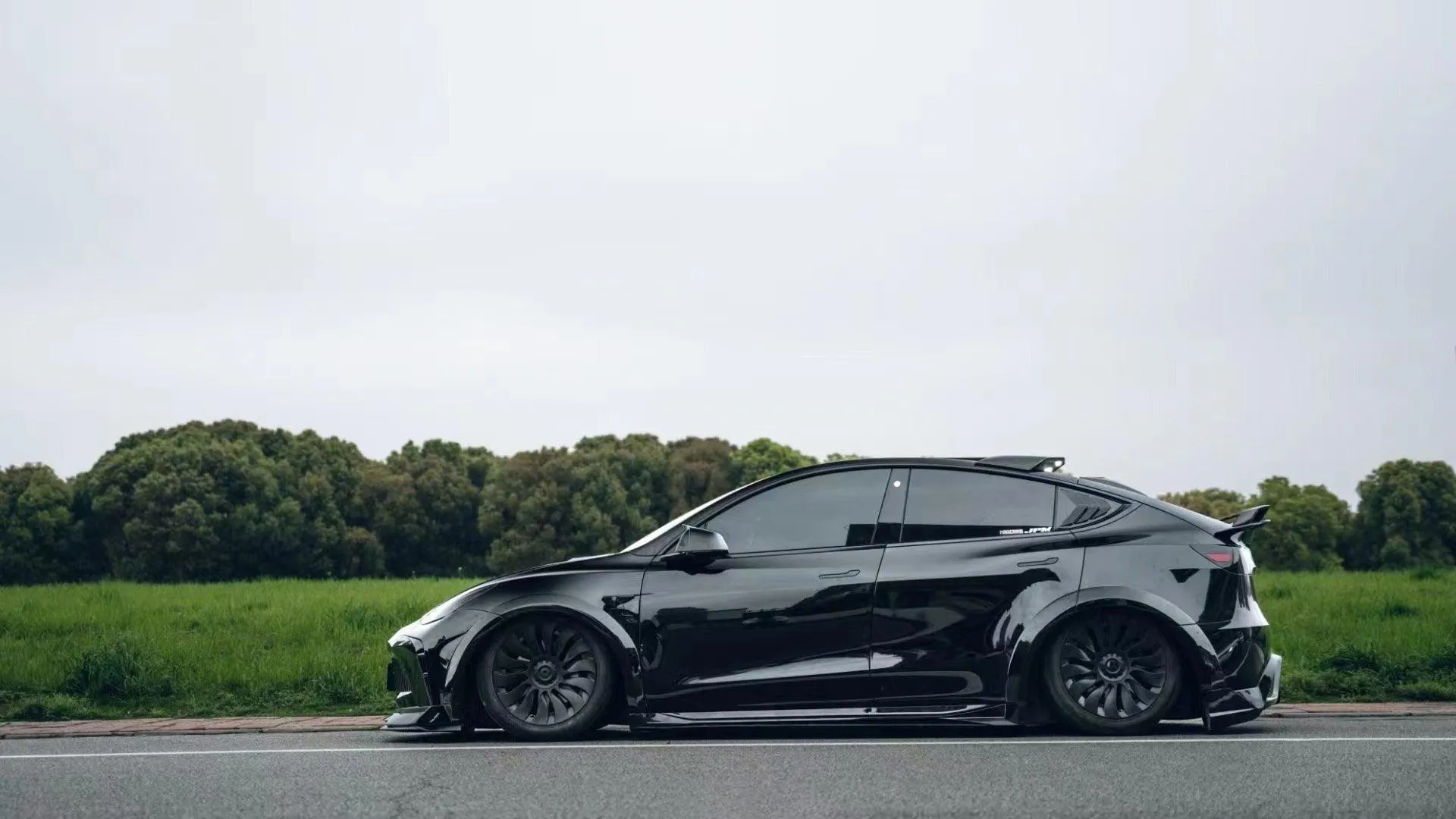 Robot Craftsman "STARSHIP" Side Skirts for Tesla Model Y Performance AWD Long Range RWD PP