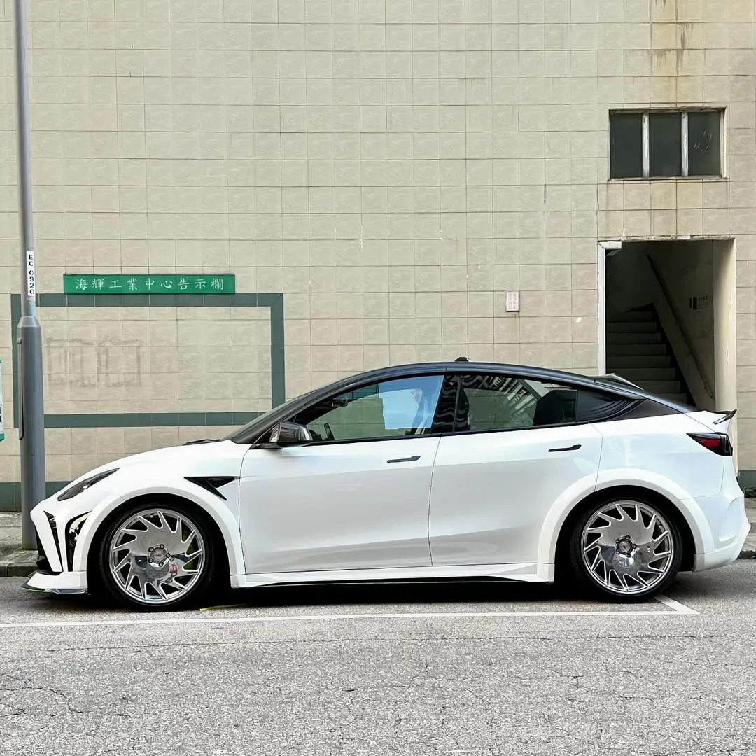 Robot Craftsman "STARSHIP" Side Skirts for Tesla Model Y Performance AWD Long Range RWD PP