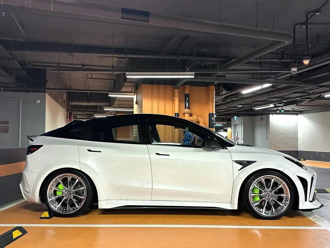 Robot Craftsman "STARSHIP" Side Skirts for Tesla Model Y Performance AWD Long Range RWD PP
