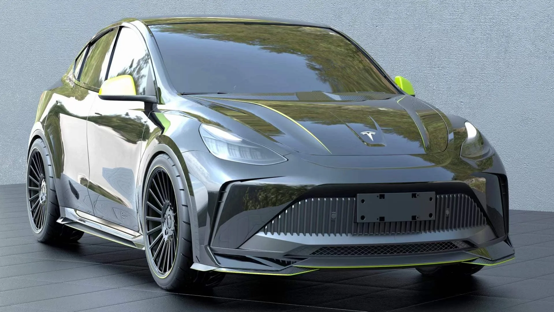 Robot Craftsman "STARSHIP" Side Skirts for Tesla Model Y Performance AWD Long Range RWD PP