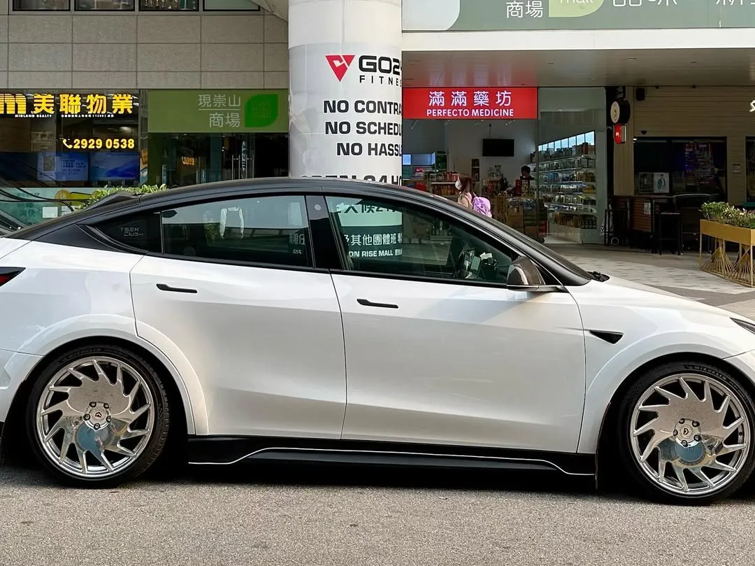 Robot Craftsman "STARSHIP" Side Skirts for Tesla Model Y Performance AWD Long Range RWD PP