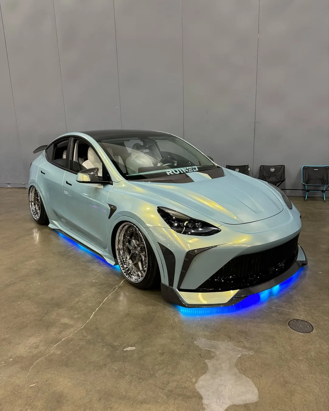 Robot Craftsman "STARSHIP" Side Skirts for Tesla Model Y Performance AWD Long Range RWD PP