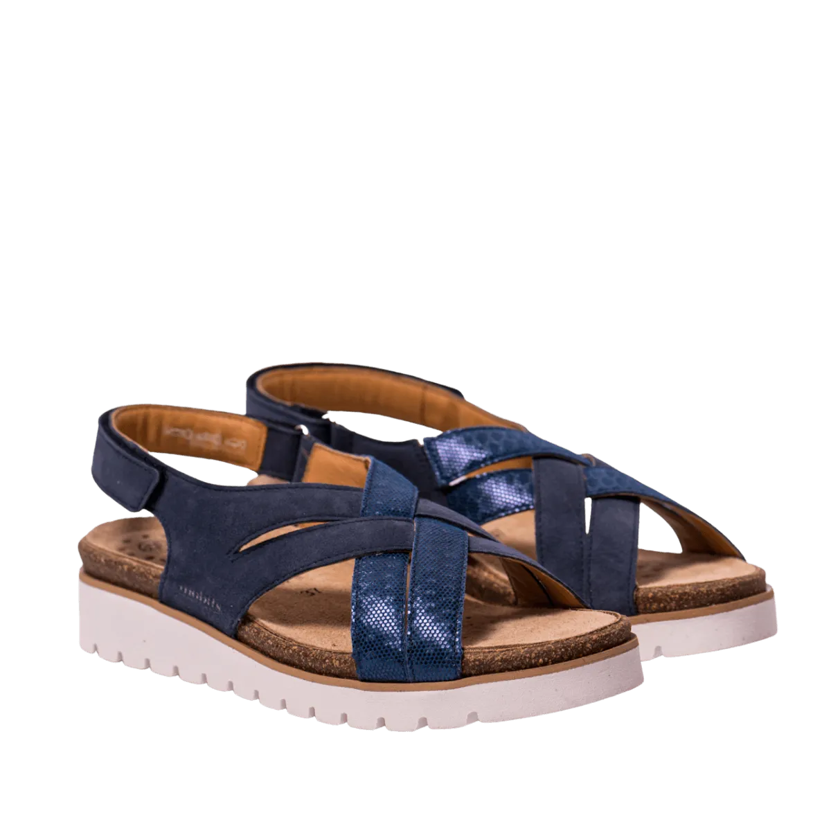 Sandalo Mephisto Trecie Jeans Blue