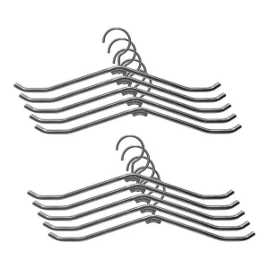 Set of 10 Stainless Steel Lead Apron Hangers