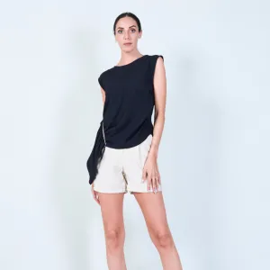 Sleeveless side-tie top wholesale