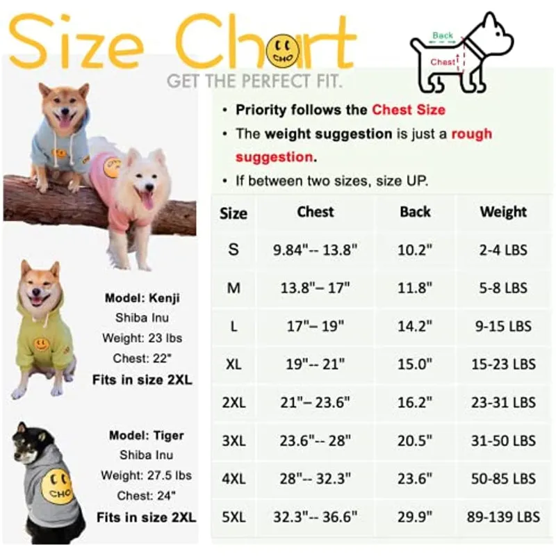 Smiley Dog Hoodie Stylish Dog Clothes Smiley Face Cotton Sweatshirt Fashion Outfit For Dogs Cats Puppy