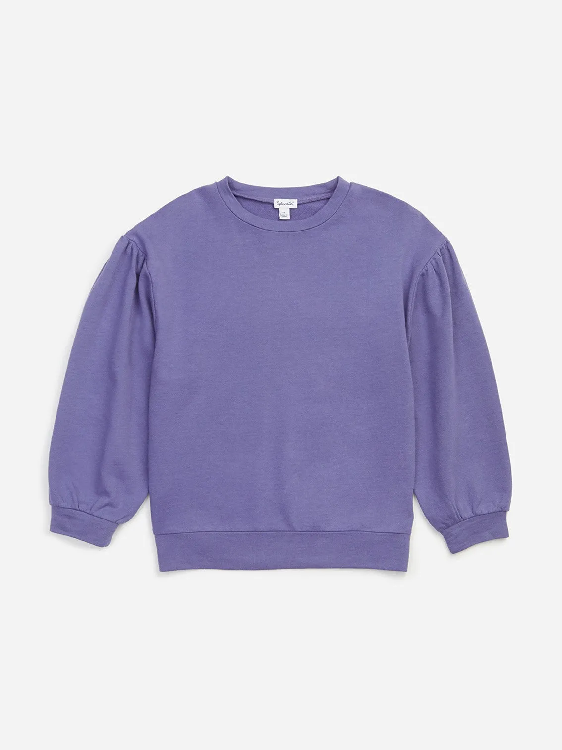 Splendid girls puff sleeve sweatshirt