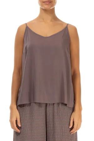 Strappy Truffle Silk Bamboo Top