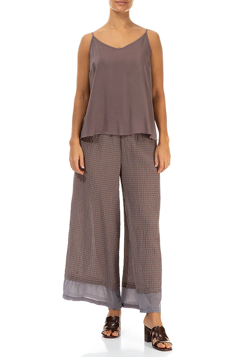Strappy Truffle Silk Bamboo Top