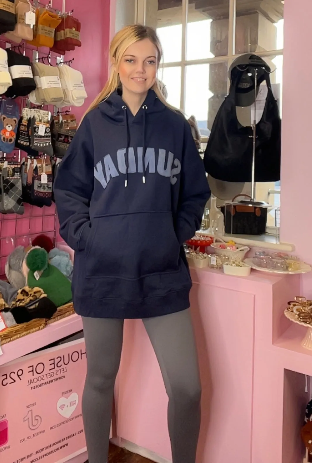 Sunday Hoodie / Navy
