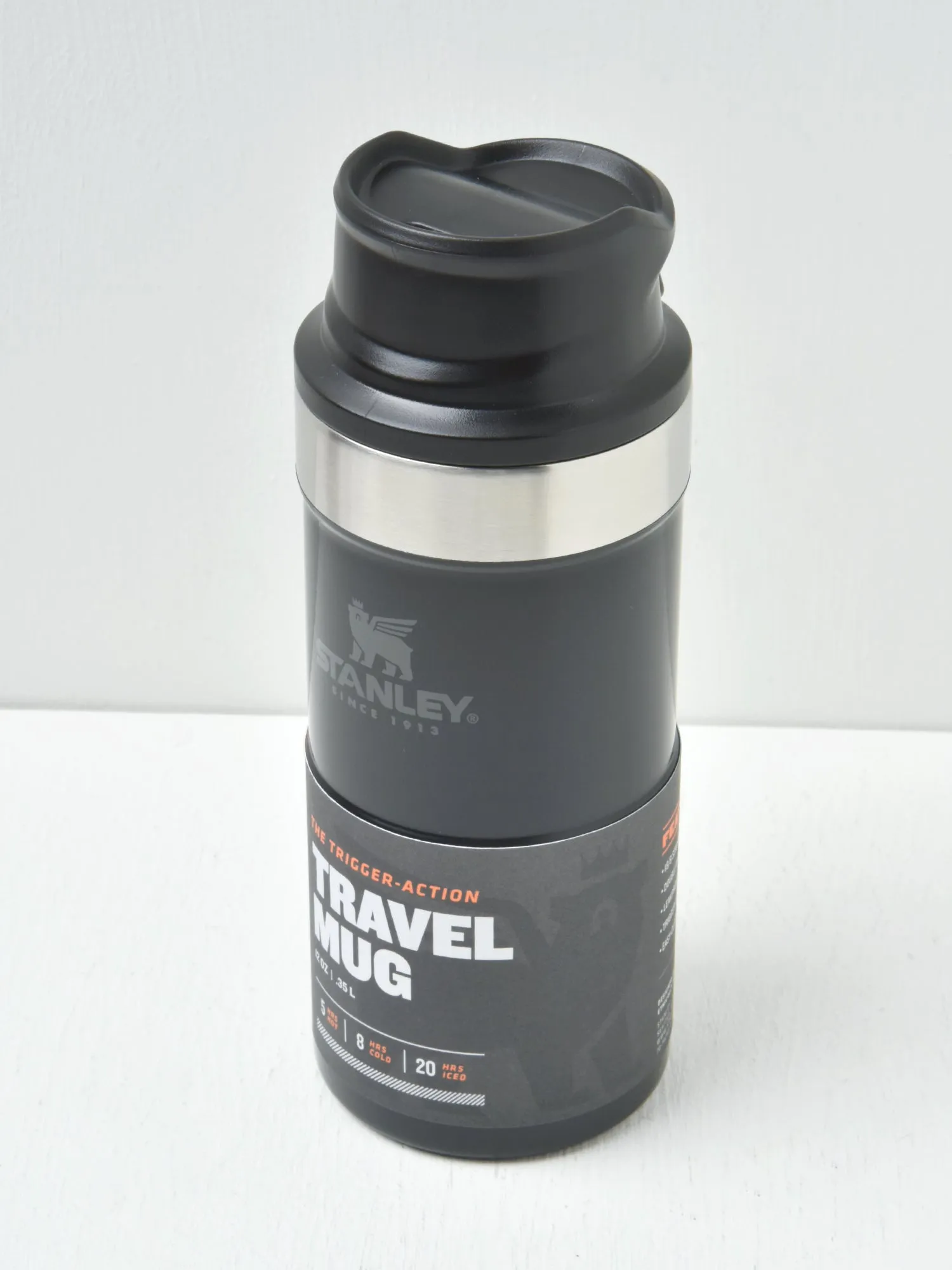 The Trigger-Action Travel Mug 12OZ/35LMatte Black