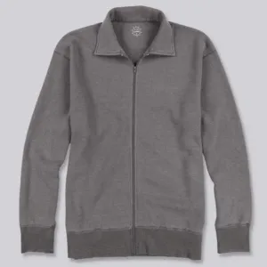 Thermal Pointelle Zip Cardigan (Black)