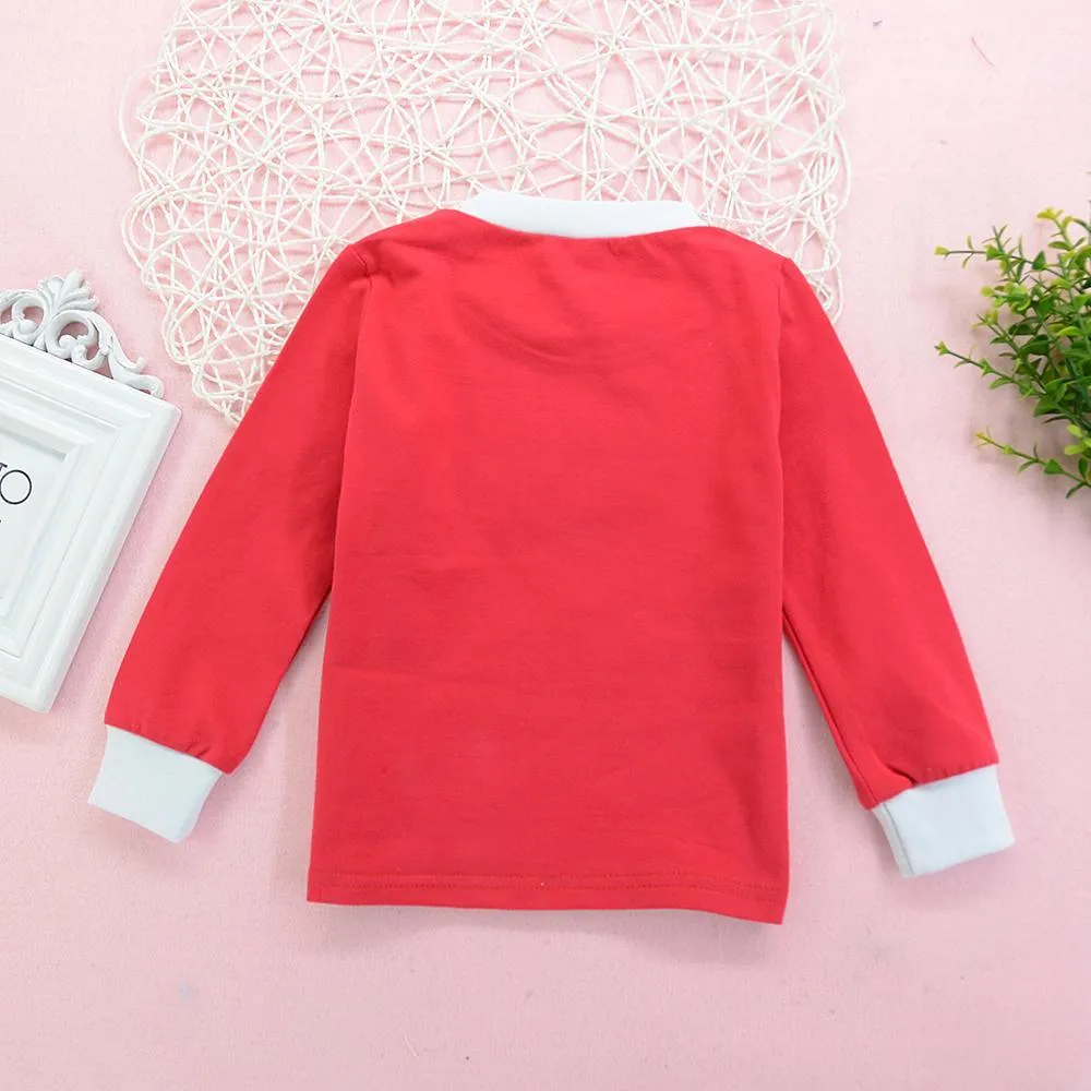 Unisex Long Sleeve Top & Striped Pants Trendy Kids Clothes Wholesale