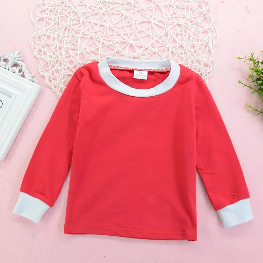 Unisex Long Sleeve Top & Striped Pants Trendy Kids Clothes Wholesale