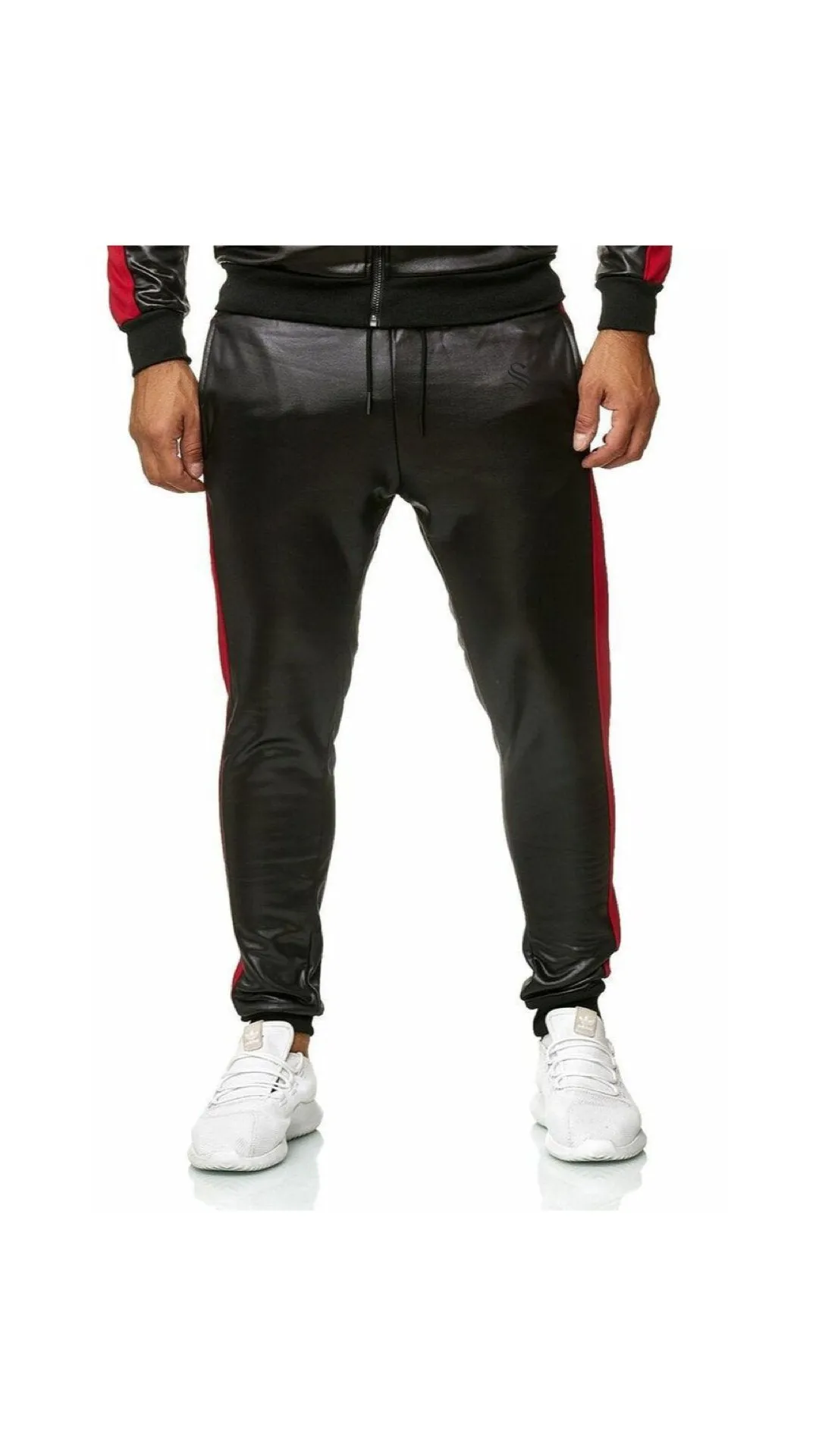 Vkuna 2 - Pu Leather Joggers for Men