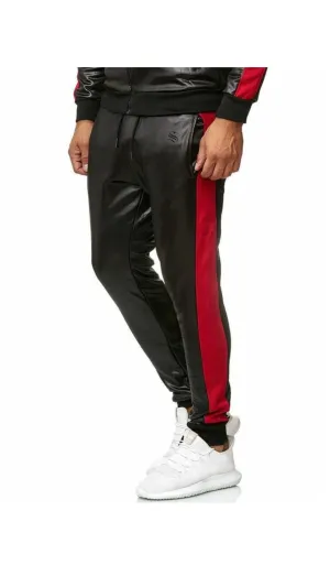 Vkuna 2 - Pu Leather Joggers for Men