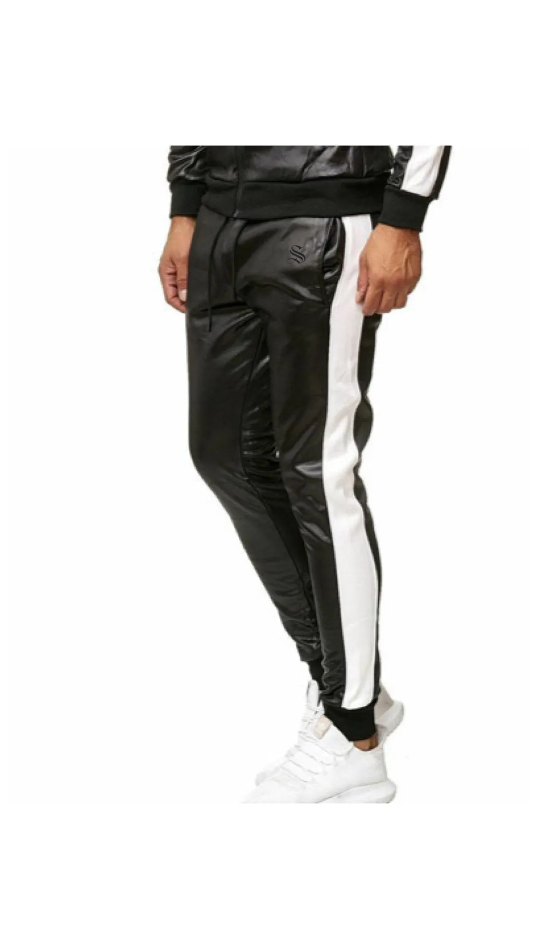 Vkuna 2 - Pu Leather Joggers for Men