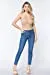 Women's Stretch Lace Spaghetti Sweet Heart Neck Cami Bodysuit