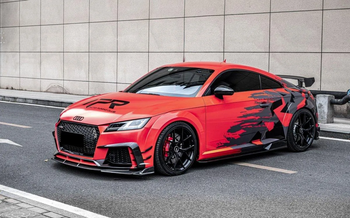 Yofer USA Side Skirts for Audi TTRS 8S 2016-2018 Pre-facelift Pre-preg Carbon Fiber