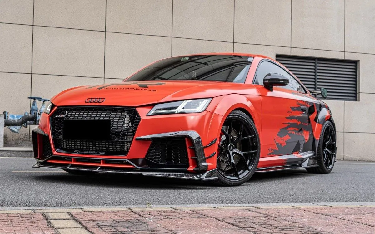 Yofer USA Side Skirts for Audi TTRS 8S 2016-2018 Pre-facelift Pre-preg Carbon Fiber